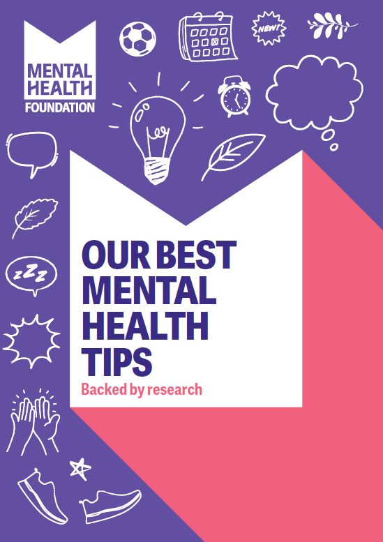 Front cover of Our Best Mental Health Tips publication