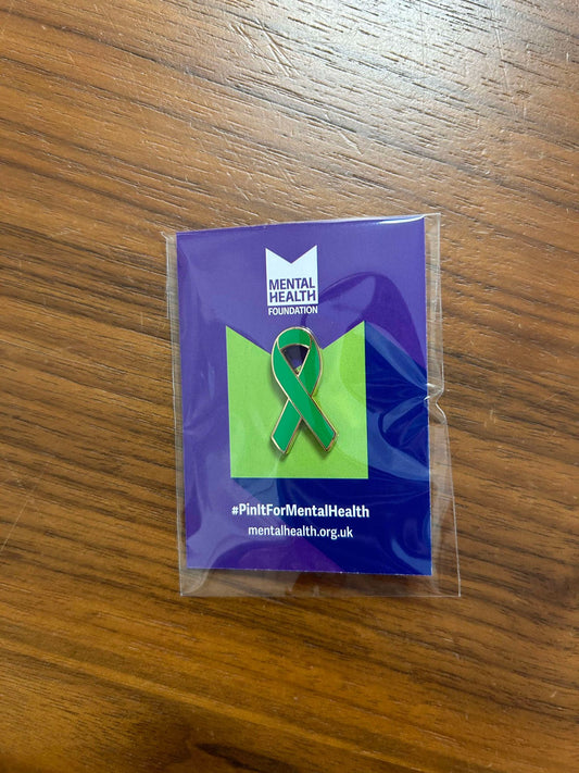 Green Ribbon pin badge