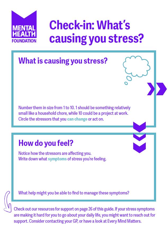 How to manage and reduce your stress
